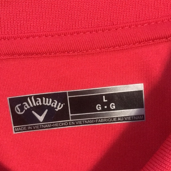 Red short sleeve Golf Shirt - Picture 2 of 7